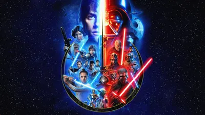 Vibrant Star Wars Movie Collage Space Wallpaper 4K 1920x1080 Hd, Pc, Desktop, Wallpaper, Featuring, A, Vibrant, Star, Wars, Movie, Collage, Key, Black, Ultrawide, Full HD