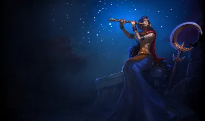 Soraka League Legends Starry Sky Space Wallpaper 4K 1918x1131 Ultrawide