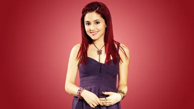 Celebrity Ariana Grande Red Abstract Wallpaper 4K 1918x1078 Hair, Ultrawide