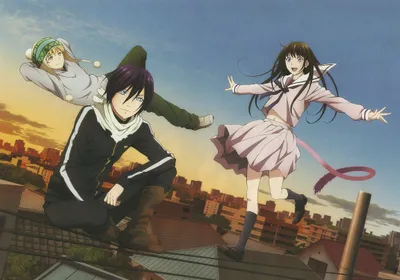 Radiant Yukine Wallpaper World Wallpaper 4K 2144x1500 Hd, Desktop, Wallpaper, Featuring, Yukine, Yato, And, Hiyori, Iki, Anime, Noragami, Characters, Gray, Landscape, Full HD