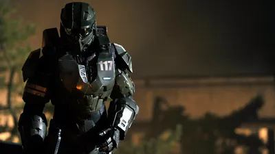 Soldier Halo Forward Space Wallpaper 4K 1918x1078 Ultrawide