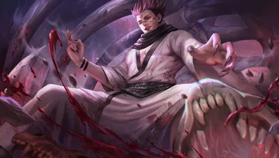 Sukuna Jujutsu Kaisen Anime Nature Wallpaper 4K 1918x1087 Ultrawide