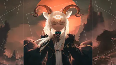 Anime Mysterious Demon Black/Dark Wallpaper 4K 3838x2158 Ultrawide, QHD