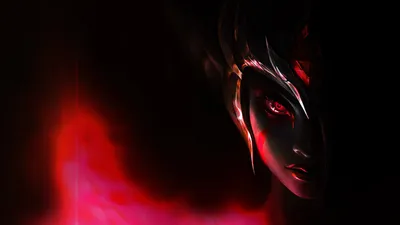 Morgana League Legends Dark Black/Dark Wallpaper 4K 1918x1078 Ultrawide