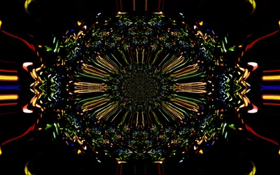 Abstract Fractal Design Abstract Wallpaper 4K 1527x954 Abstract, Fractal, Design, With, Vibrant, Colors, Radiating, Symmetrically, Black, Creating, Dynamic, Desktop, Blue, Brown, Ultrawide