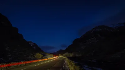 Night Starry Sky Wallpaper 4K, Space category