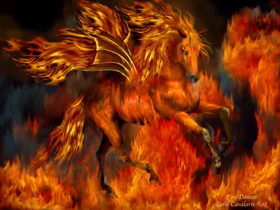 Fantasy Creature Fiery Horse Wings Animals Wallpaper 4K 1600x1200 A, Stunning, Fantasy, Creature, Fiery, Horse, With, Wings, Gallops, Through, Flames, Creating, Brown, Landscape