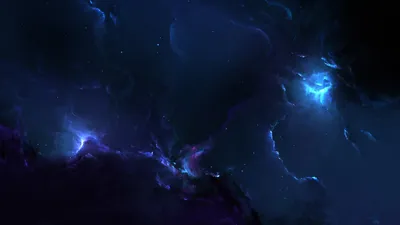 Blue Nebula Sci 3840x2160 Wallpaper 4K, Space category