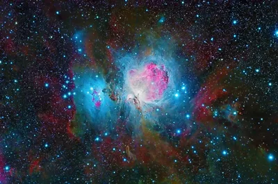 Colorful Nebula Sci Starburst Space Wallpaper 4K, Space category