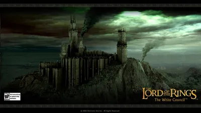 Misty Dark Wallpaper Games Wallpaper 4K 1920x1080 Dark, Ominous, Castle, From, The, Lord, Of, Rings, White, Council, Video, Game, Gray, Ultrawide, Full HD