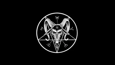 Dark Occult Themed Detailed Skull Black/Dark Wallpaper 4K 1920x1080 Dark, Occult-themed, Hd, Pc, Desktop, Wallpaper, Featuring, A, Detailed, Skull, Ram, Horns, Gray, White, Ultrawide, Full HD
