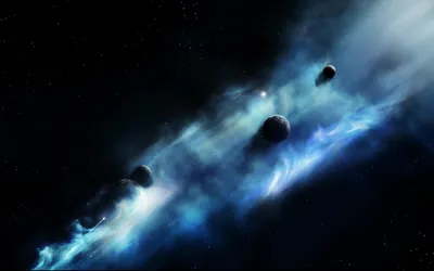 Serene Sci Wallpaper Wallpaper 4K, Space category