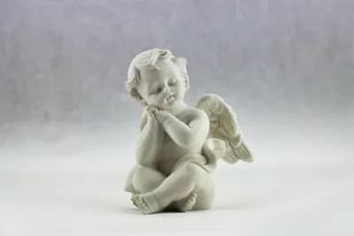 Cherub Statue Sleeping Wallpaper 4K, Abstract category
