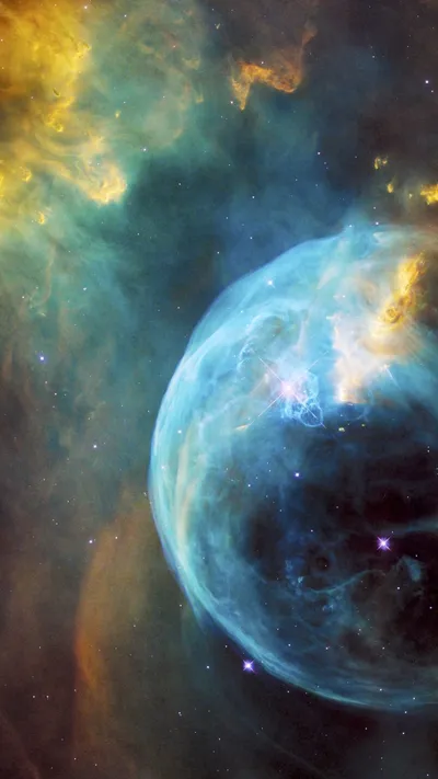 Bubble Nebula Space Wallpaper 4K, Space category