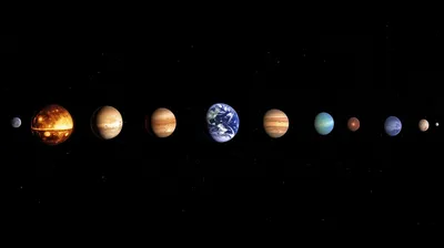 Depicting Planetary Alignment Wallpaper 4K, Space category
