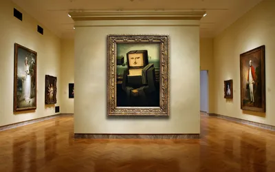 Dark Rendition Wallpaper Games Wallpaper 4K 1920x1200 Hd, Desktop, Wallpaper, Featuring, A, Rendition, Of, The, Mona, Lisa, Minecraft, Twist, Brown, Gray, Ultrawide, Full HD