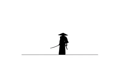 Moody Minimalist Wallpaper Minimal Wallpaper 4K 2560x1600 Minimalist, Hd, Desktop, Wallpaper, Depicting, A, Lone, Samurai, Traditional, Attire, Sword, Set, White, Ultrawide, QHD