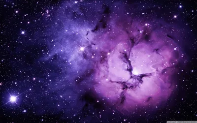 Purple Nebula Space Wallpaper 4K, Space category