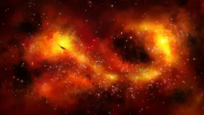 Bold Orange Wallpaper Wallpaper 4K, Space category