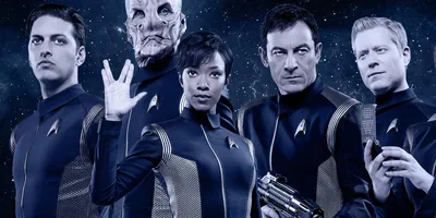 Serene Characters Wallpaper Space Wallpaper 4K 2048x1024 Hd, Desktop, Wallpaper, Featuring, Characters, From, Star, Trek:, Discovery, Uniform, Against, Gray, Ultrawide, Full HD