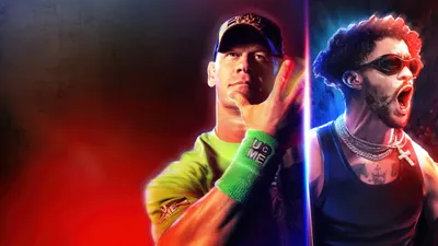 Dreamy Wwe Wallpaper Abstract Wallpaper 4K 3840x2160 Hd, Desktop, Wallpaper, Featuring, Wwe, 2k23, Icons, With, John, Cena, Left, Vibrant, Red, Ultrawide, 4K
