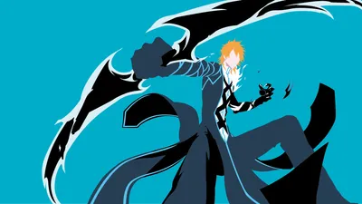 Bright Minimalist Wallpaper Minimal Wallpaper 4K 3840x2160 Minimalist, Bankai, Ichigo, Kurosaki, Anime, Bleach, Desktop, Teal, Black, Brown, Ultrawide, 4K