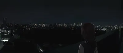 Dreamy Anime Wallpaper World Wallpaper 4K 3717x1629 Anime-style, Character, With, Long, Brown, Hair, Overlooking, A, Nighttime, Cityscape, Presented, Desktop, Teal, Ultrawide, QHD