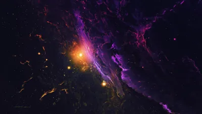 Calm Nebula Wallpaper Space Wallpaper 4K 3840x2160 Brown