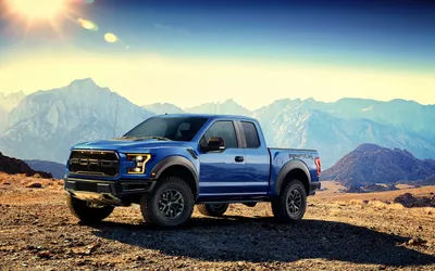 Blue Raptor Truck Rugged Nature Wallpaper 4K 2560x1600 Hd, Pc, Desktop, Wallpaper, Featuring, A, Blue, Ford, F-150, Raptor, Truck, Parked, White, Ultrawide, QHD