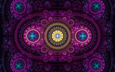 Abstract Pattern Colorful Mandala Abstract Wallpaper 4K 1920x1200 Hd, Abstract, Pattern, Featuring, Intricate, Colorful, Mandala-like, Designs, Vibrant, Purples, Blues, Golds, Brown, Pink, Ultrawide, Full HD