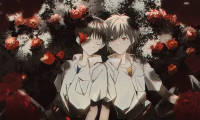 Radiant Kaworu Wallpaper Abstract Wallpaper 4K 4000x2400 Kaworu, Nagisa, Shinji, Ikari, Anime, Neon, Genesis, Evangelion, Desktop, Gray, Ultrawide, 4K