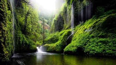 Serene Landscape Wallpaper Wallpaper 4K, Nature category