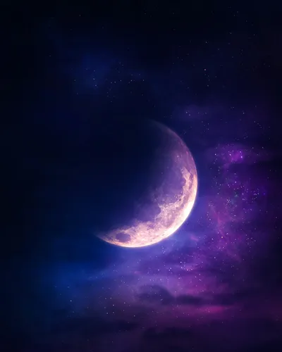 Bright Purple Wallpaper Wallpaper 4K, Space category