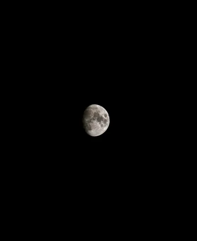 Clear Moon Sky Wallpaper 4K, Space category