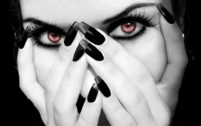 Calm Dark Wallpaper Black/Dark Wallpaper 4K 1920x1200 A, Dark, Gothic, Fantasy, Image, Featuring, Figure, Intense, Red, Eyes, Striking, Black, White, Ultrawide, Full HD