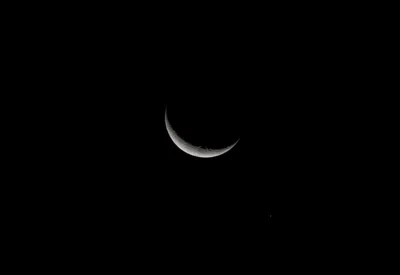 Close Crescent Moon Sky Space Wallpaper 4K 2909x1998 Black, Blue, Teal