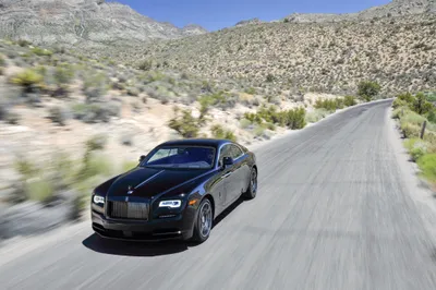 Bright Black Wallpaper Nature Wallpaper 4K 4096x2726 Black, Rolls-royce, Wraith, Driving, On, A, Winding, Mountain, Road;, Under, Clear, Blue, Gray, Ultrawide, 4K