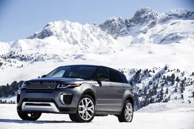 Moody Silver Wallpaper Nature Wallpaper 4K 4096x2731 A, Silver, Range, Rover, Evoque, Suv, Parked, On, Snowy, Terrain, Snow-covered, Mountains, White, Pink, Landscape, 4K