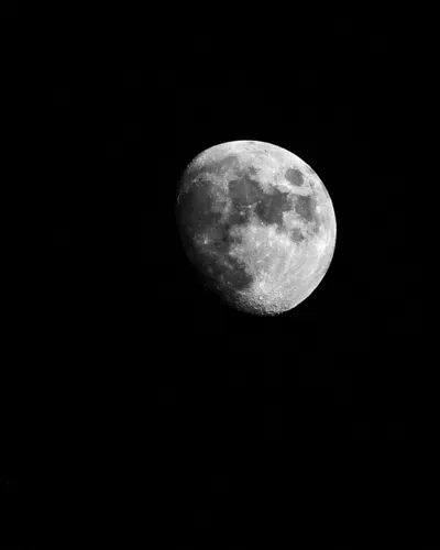 Full Moon Dark Wallpaper 4K, Space category