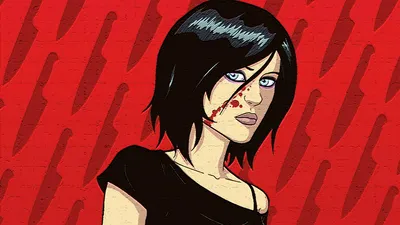 Comic Hack Slash Wallpaper 4K, Abstract category