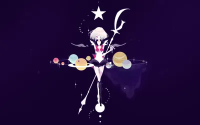 Sailor Moon Space Wallpaper 4K, Space category