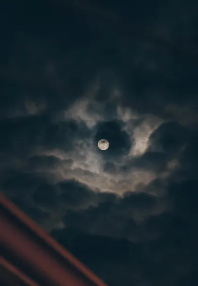 Serene Moon Wallpaper Space Wallpaper 4K 2954x4256 Gray