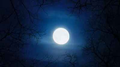 Moon Night Cold Wallpaper 4K, Nature category