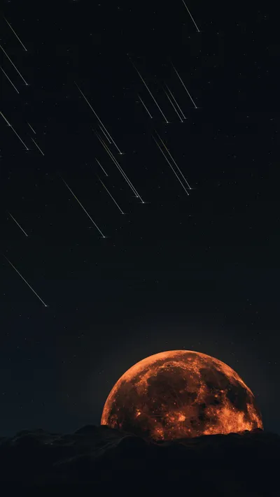 Vivid Red Wallpaper Wallpaper 4K, Space category