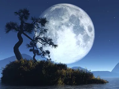 Full Moon Wallpapersafari Wallpaper 4K, Space category