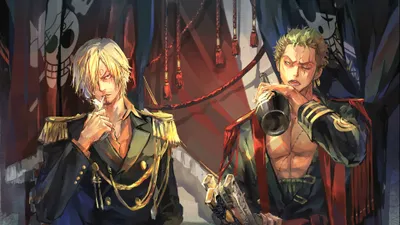 Sanji Roronoa Zoro One Abstract Wallpaper 4K 3840x2160 Hd, Desktop, Wallpaper, Featuring, Sanji, And, Roronoa, Zoro, One, Piece, Blonde, Hair, Brown, Ultrawide, 4K