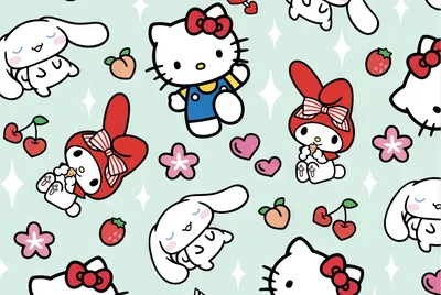 Bright Popular Wallpaper Abstract Wallpaper 4K 1920x1288 Hd, Desktop, Wallpaper, Featuring, Popular, Sanrio, Characters, Like, Hello, Kitty, Cinnamoroll, Melody, White, Landscape, Full HD