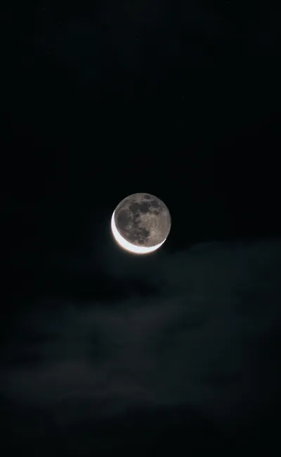 Moon Night Space Wallpaper 4K, Space category