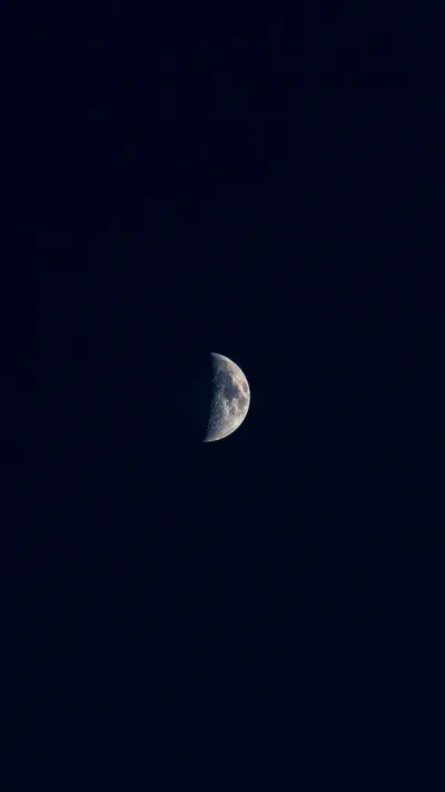 Bold Crescent Wallpaper Wallpaper 4K, Space category