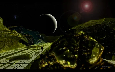 Bold Lone Wallpaper Wallpaper 4K, Space category